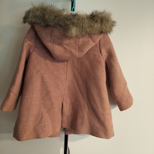 Zara pink children's coat like new for girl 2-3 years old