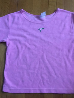Pink t-shirt for 12 years used, size 152 cm
