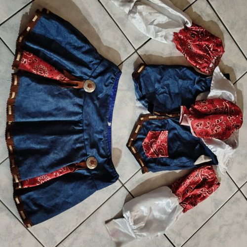 Carnival costume cowboy girl like new up to 9 years