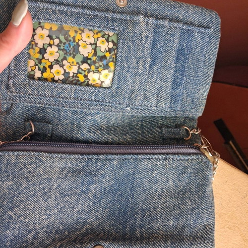 Tally Weijl denim bag-wallet like new, blue
