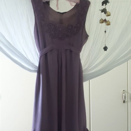 Katerina Dapi dress purple medium like new, handmade