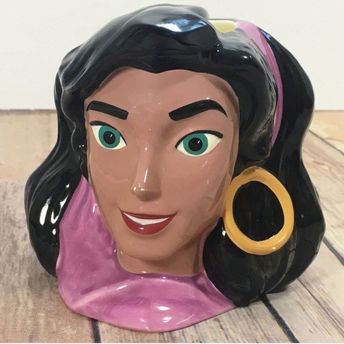 Large collectible vintage 3D Esmeralda Disney mug new
