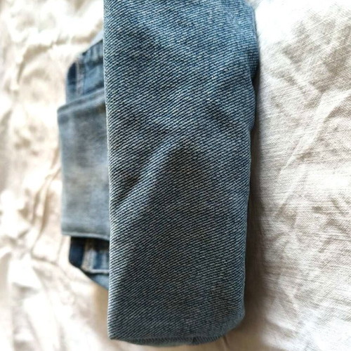 Jean self-made mini τσάντα πλάτης μπλε καινούργια