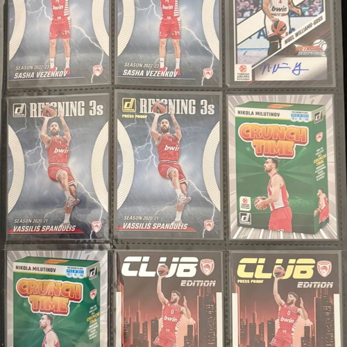 2023-24 Panini Donruss Euroleague Team Rainbow 134 Cards like new