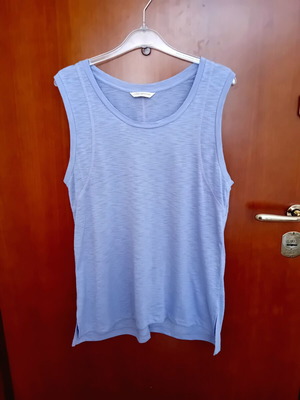 Sleeveless blouse lilac, like new, size XL