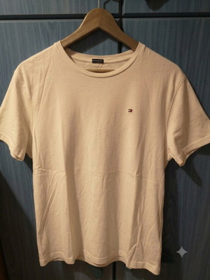 Tommy Hilfiger T-shirt μεταχειρισμένο, άσπρο, μέγεθος XL