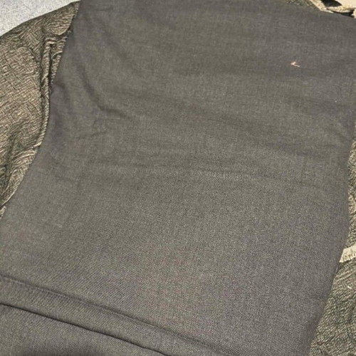 Dark gray gabardine fabric new, 5 meters x 1.60