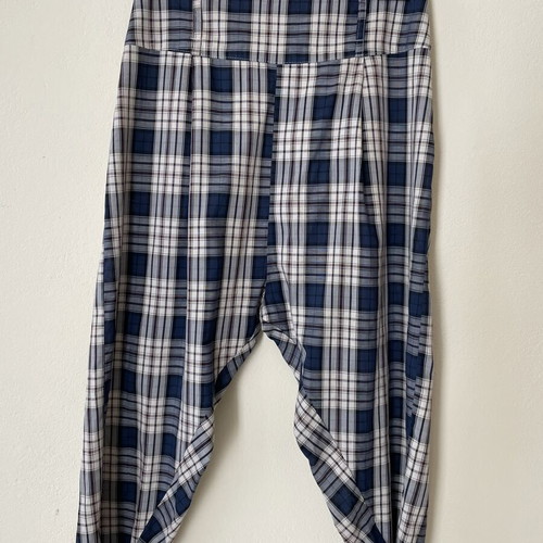 Sessùn plaid pants size S, like new, cotton linen blend