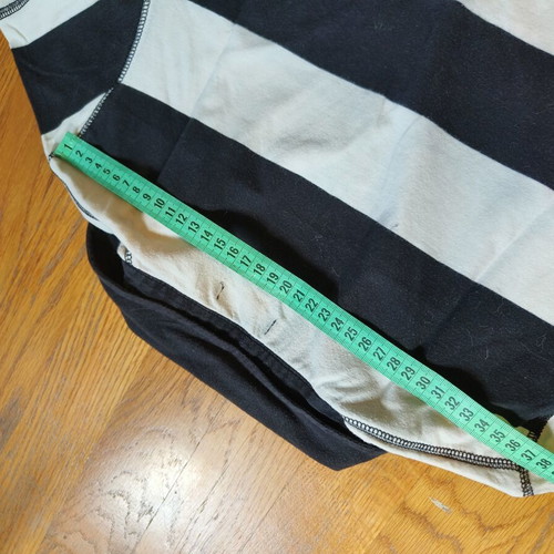 Zara short-sleeve top like new, black and white, XL