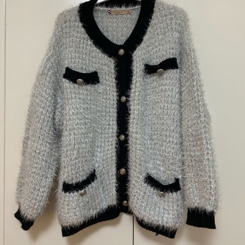 Azade pullover like new, size M, black and grey