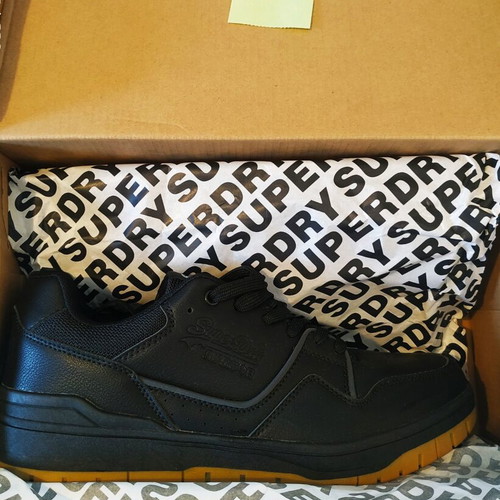 Superdry men's casual shoes size 43 new black