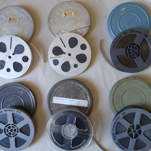 Standard 8mm Silent Films Pack of 6 Used Black and White 200ft