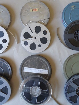 Standard 8mm Silent Films Pack of 6 Used Black and White 200ft