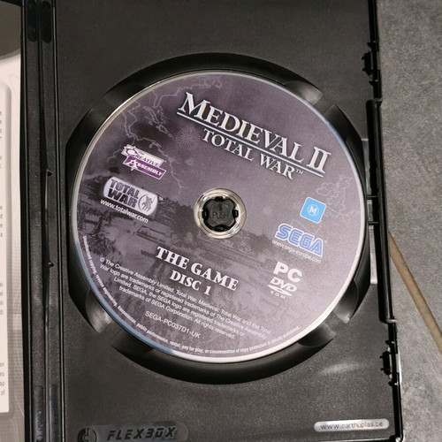 Total War PC DVD games like new with bonus Medieval
