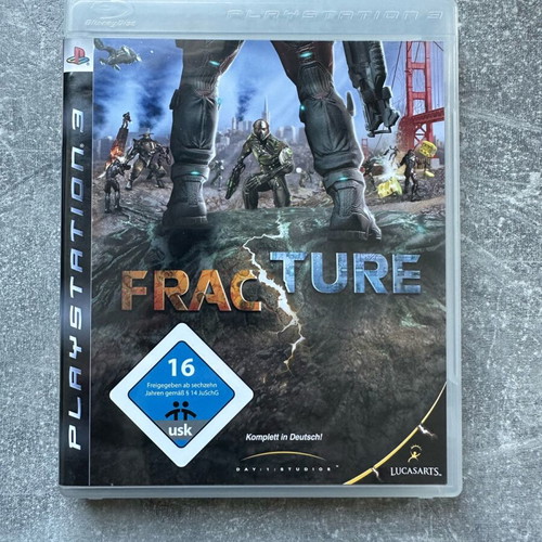 Fracture PlayStation 3 like new, complete