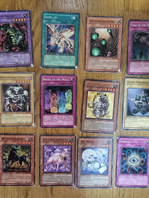Yugioh κάρτες μεταχειρισμένες, 40 τεμάχια common, rare, super rare, ultra rare