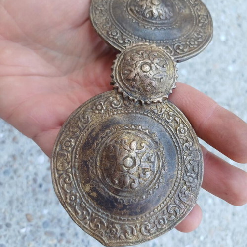 Authentic bronze pafti used, length 18cm