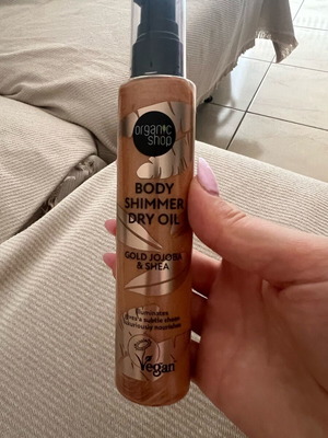 Shimmer dry oil Organic Shop new, closed packaging