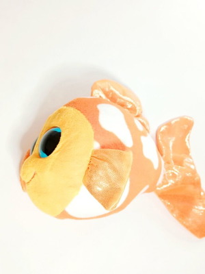 Ty Beanie Boos Clownfish plush with glitter eyes like new