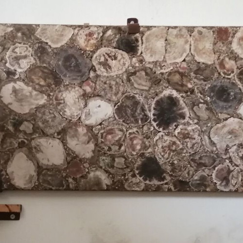 Coffee tables new from semi-precious stones and petrified wood Madagascar