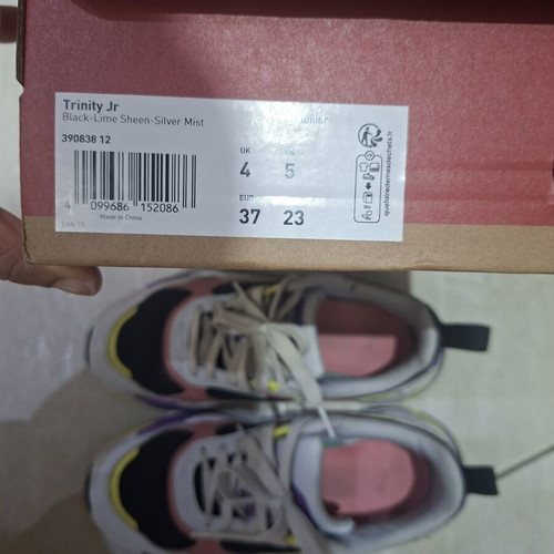 Puma athletic shoes like new, size 37, multicolor with box
