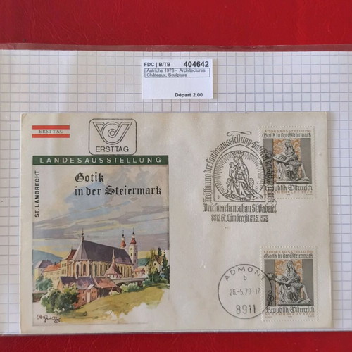 Gothic Gotik In Der Steiermark 1978 Stamp Set like new