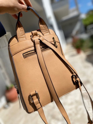 Verde women's backpack used with mark
