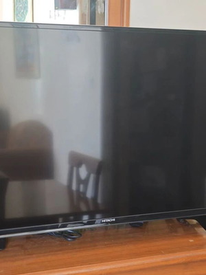 Hitachi 40 Smart TV μεταχειρισμένη, χωρίς εικόνα, μόνο ήχος