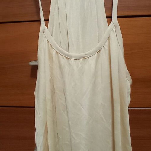 Milk & Honey London sleeveless top like new, beige, size L