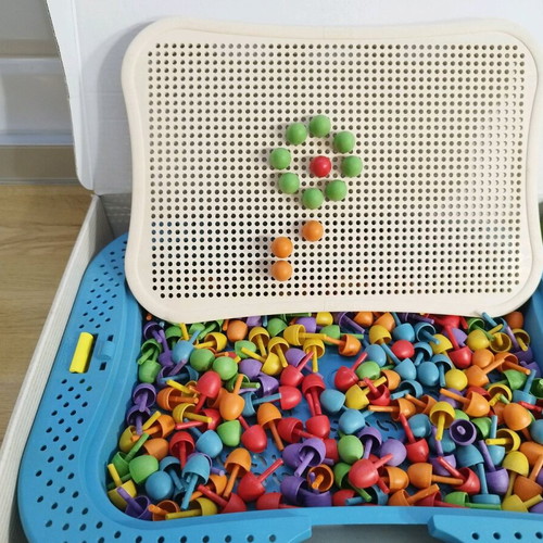 Quercetti Fanta Color Design construction toy like new, plastic