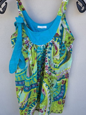 Promod colorful top like new, cotton, size M