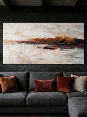 Painting artwork new, oil on canvas 140x70 cm