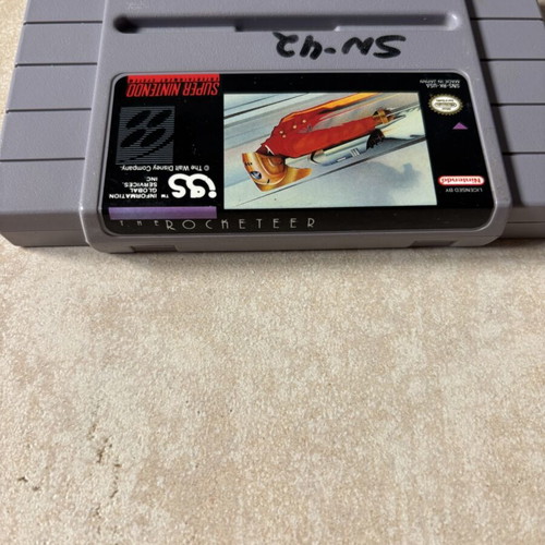 The Rocketeer Super Nintendo SNES game, American