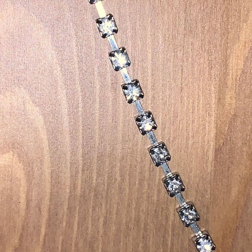Glasses chain with rhinestones like new or silver foot jewelry