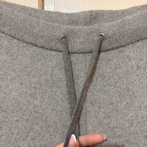 Stefanel Wool & Cashmere Grey Knit Lounge Pants like new