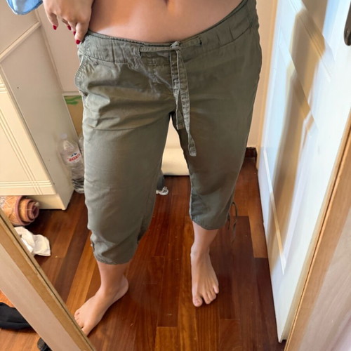 Khaki safari pants Zara like new, size large, cotton
