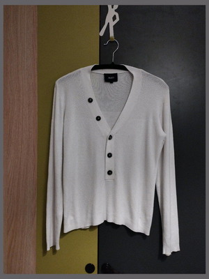 Object blouse size XL used, white, viscose