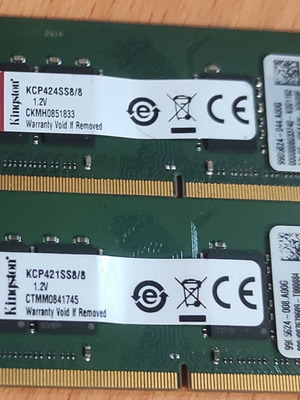 Kingston 2x8GB DDR4 2400 sodimm RAM used