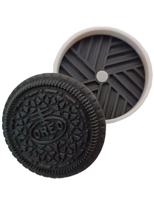 Oreο cookie 3d printed grinder new, with magnet