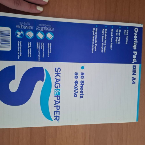 Set of 4 A4 Notepads like new, 50 sheets each