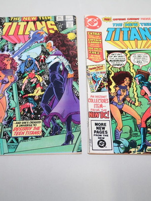New Teen Titans comics used, issues #16 and #23, DC Comics