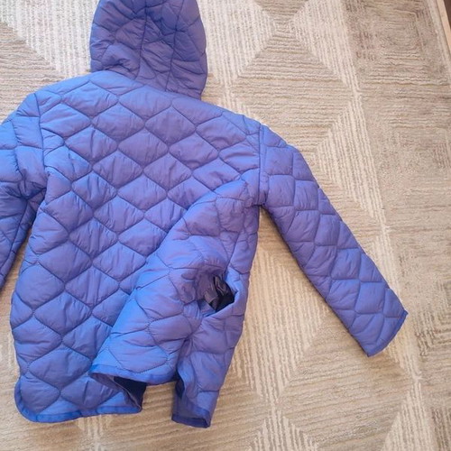 LC Wakiki Hooded Quilted Jacket like new, purple, 12-13Y