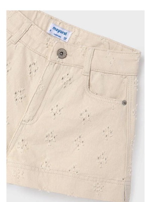 Mayoral beige girls' shorts size 16 like new