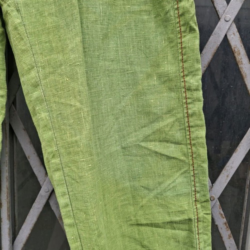 Miss Sixty Y2K Green Linen Pants Size L used