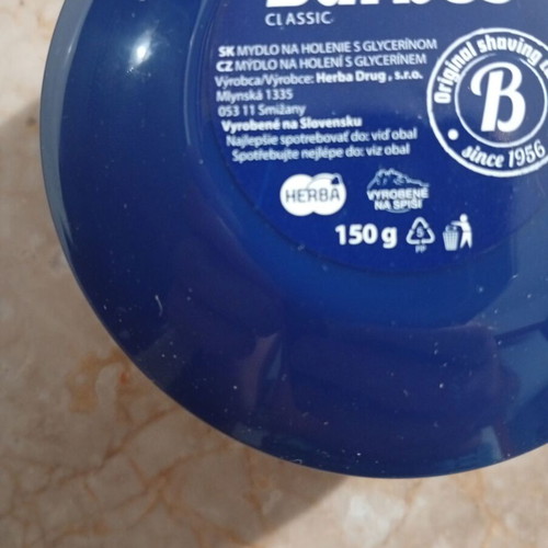 Barbus shaving soap new 150ml from Slovakia