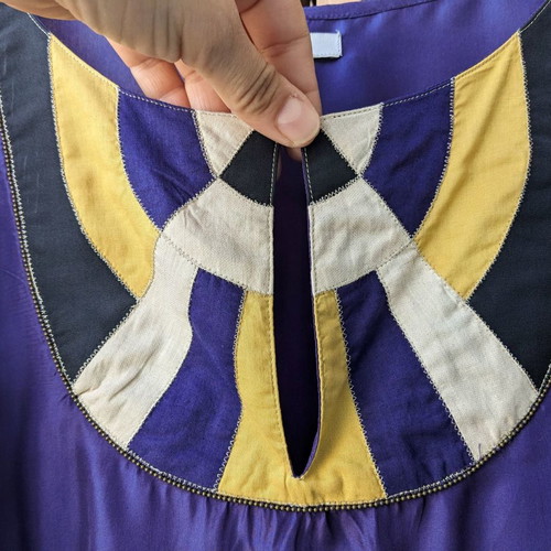Maje blouse used, 100% silk, size M, purple