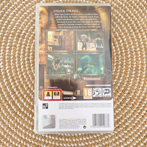 Tomb Raider Anniversary PSP Essentials game used