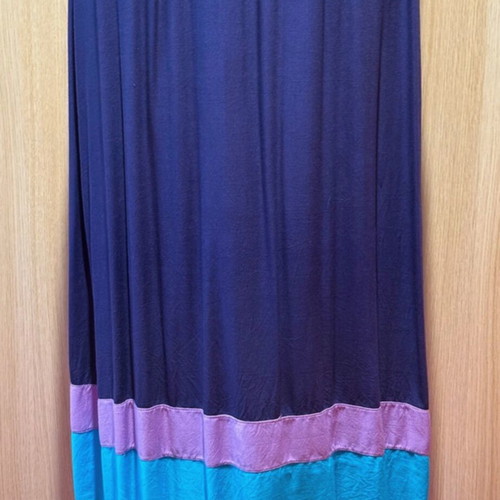 Ethnic dress with embroidered bead cord like new, size S/M, purple