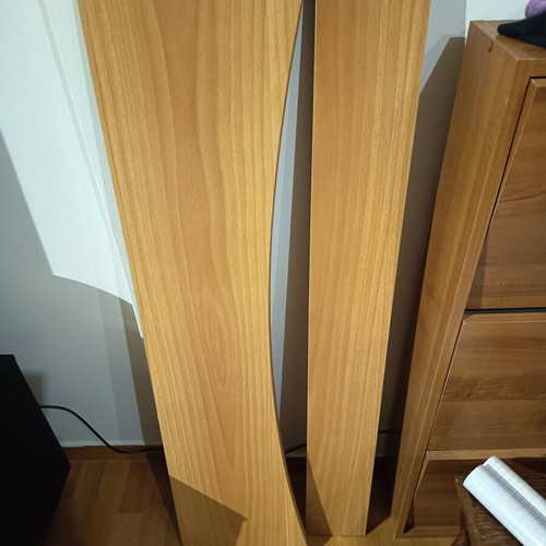 Neoset Desk and Shelves like new, light brown