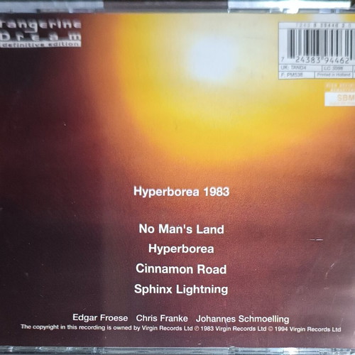 Tangerine Dream Hyperborea CD used, electronic music